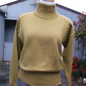 VTG 70's Ellen Tracy Mock Neck wol Sweater M
